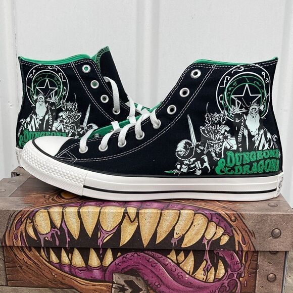 Converse Dungeons & Dragons Limited Edition Chuck Taylor All Star Sneakers 10 - Picture 6 of 15